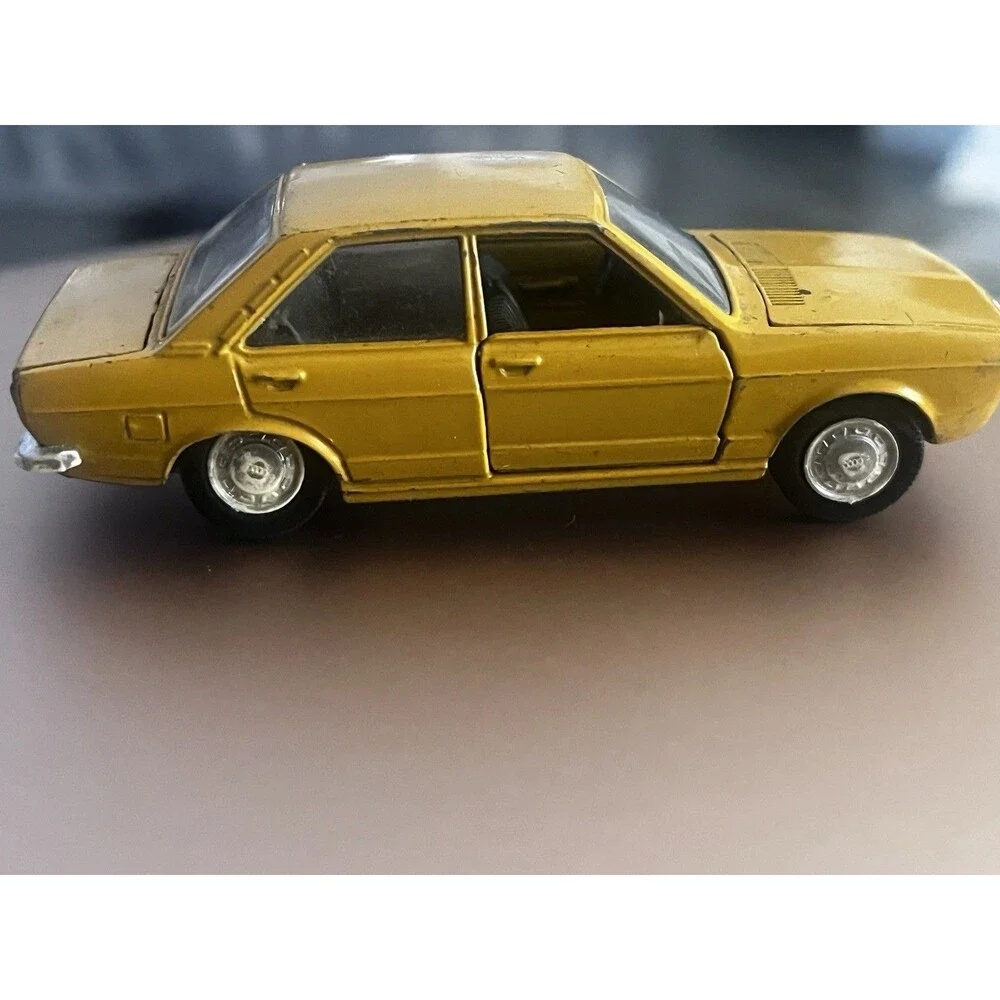Vintage Schuco Audi 80 1:43 Die Cast Car Made Germany Hood Trunk Doors Open